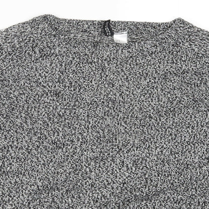H&M Womens Grey   Pullover Jumper Size M