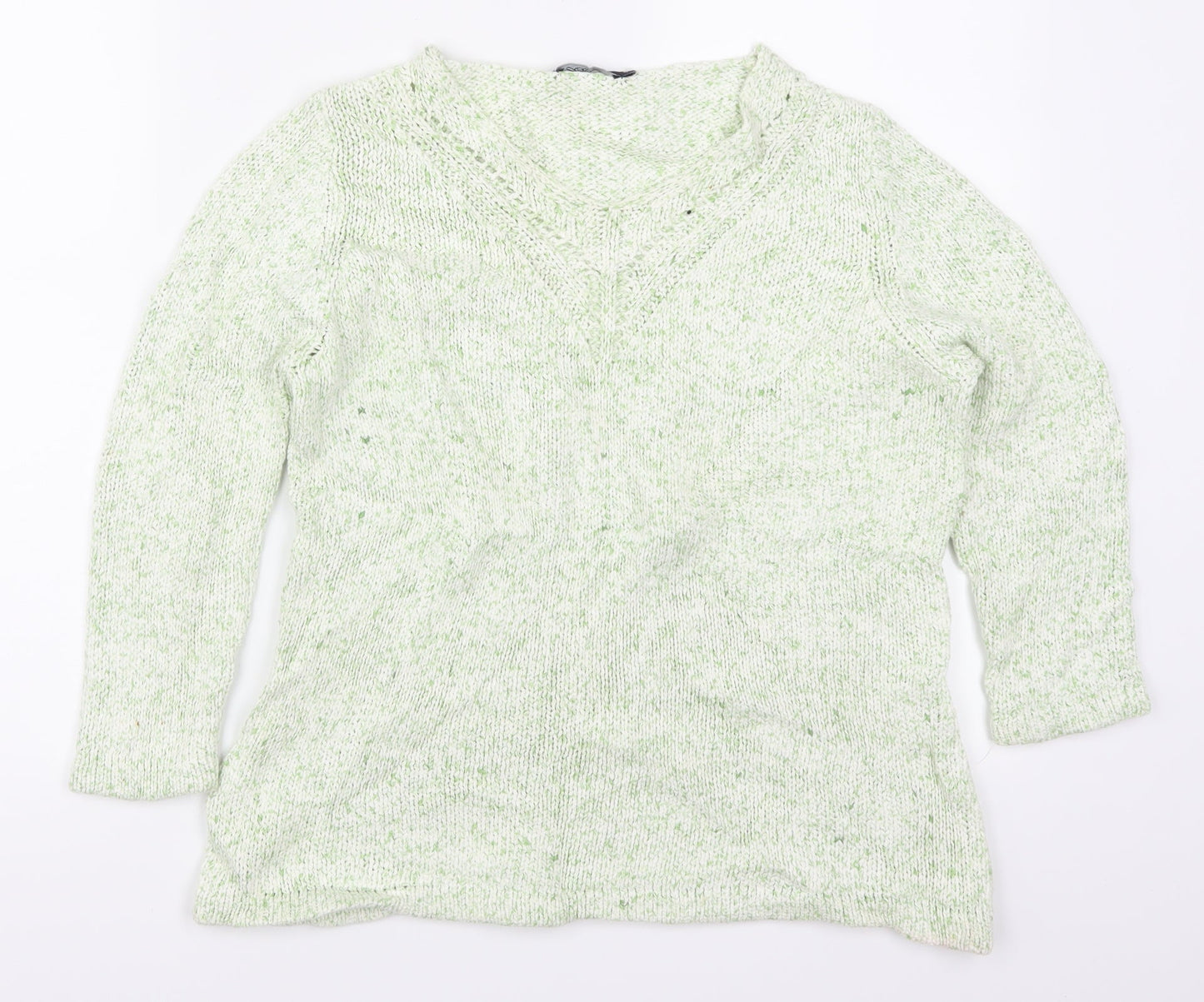 DASH Womens Green   Pullover Jumper Size 10