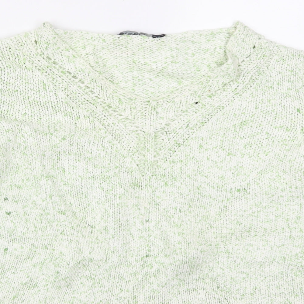 DASH Womens Green   Pullover Jumper Size 10