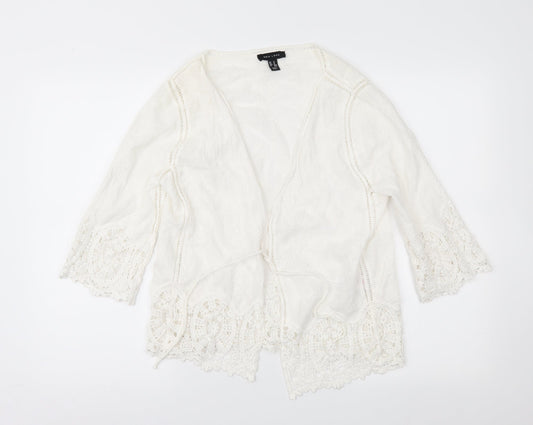 Womens UK Size M New Look White Jacket
