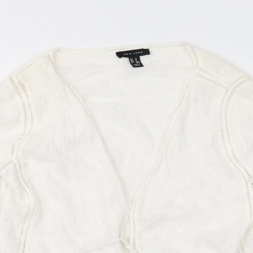Womens UK Size M New Look White Jacket