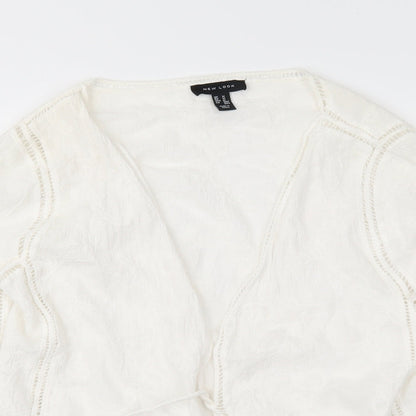 Womens UK Size M New Look White Jacket