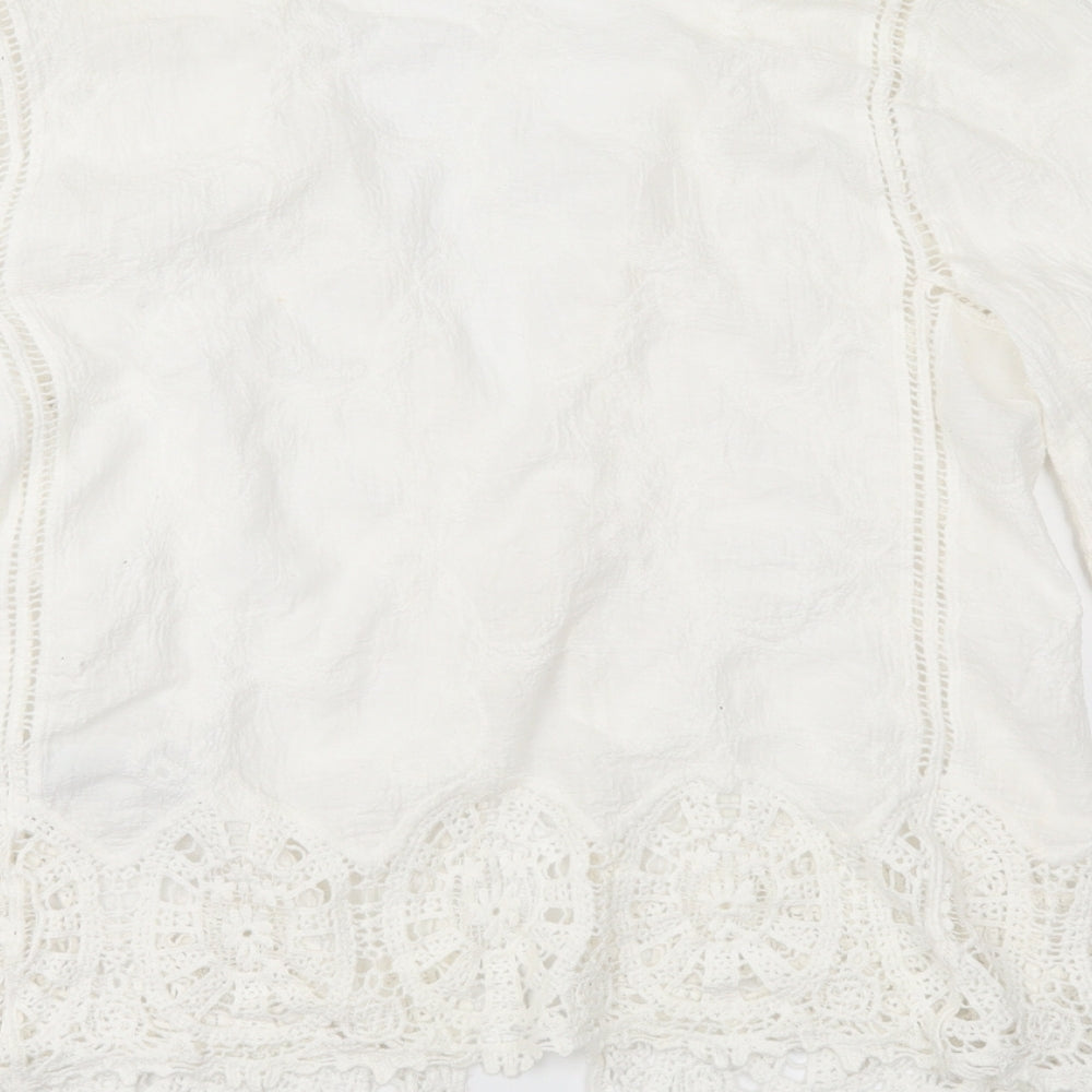 Womens UK Size M New Look White Jacket