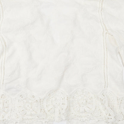 Womens UK Size M New Look White Jacket