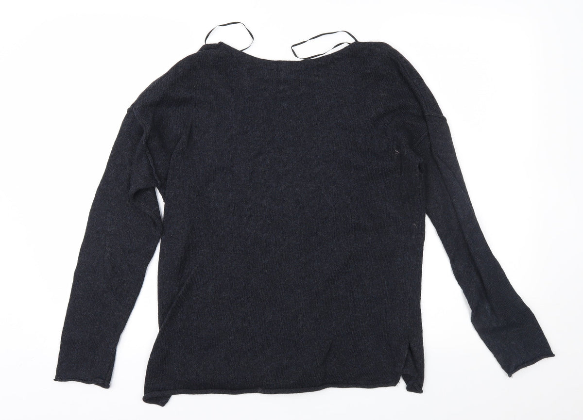 H&M Womens Blue   Pullover Jumper Size XS