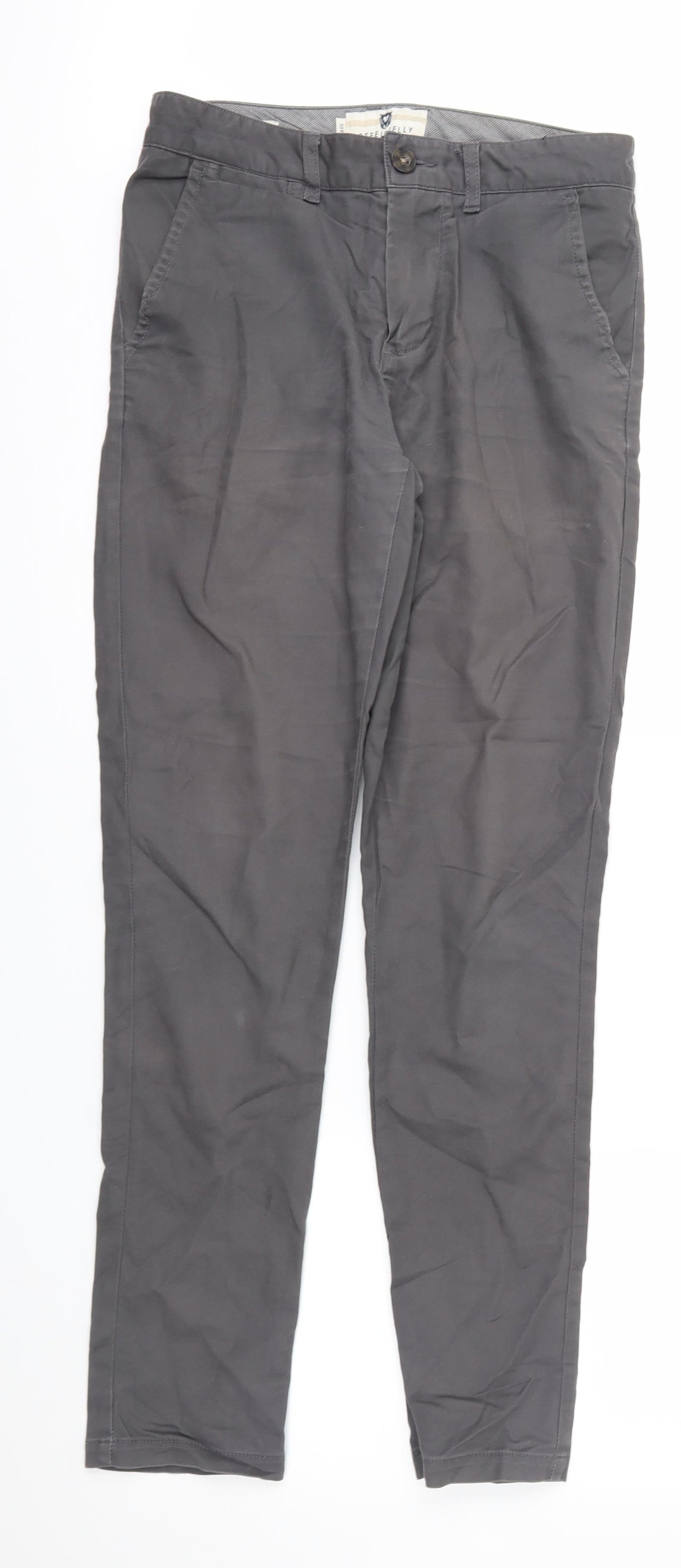 Steel & Jelly Mens Grey   Trousers  Size 30 L31 in