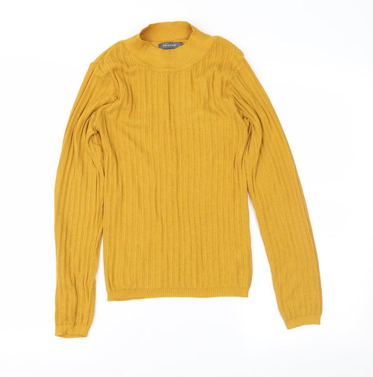 Primark Womens Yellow   Pullover Jumper Size S