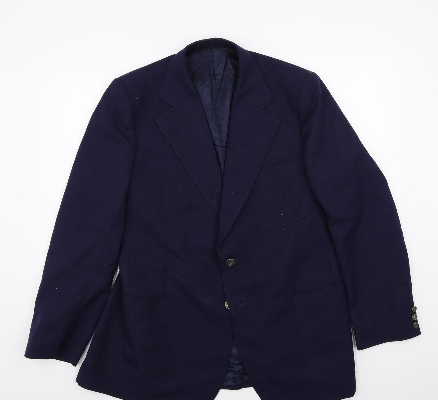 Mens UK Size  Preworn Regular Blue Suit Jacket