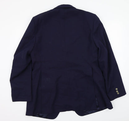 Mens UK Size  Preworn Regular Blue Suit Jacket