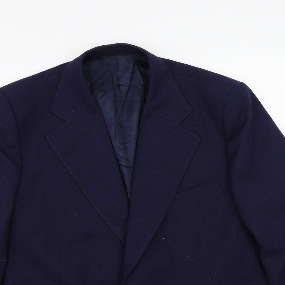 Mens UK Size  Preworn Regular Blue Suit Jacket