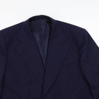 Mens UK Size  Preworn Regular Blue Suit Jacket