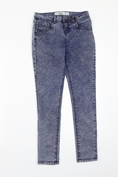 Denim & Co. Girls Blue   Straight Jeans Size 12 Years