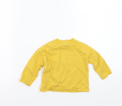 F&F`  Yellow   Basic T-Shirt Size 3-6 Months