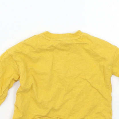 F&F`  Yellow   Basic T-Shirt Size 3-6 Months