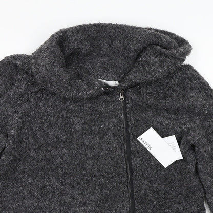 Just fab Womens Grey   Jacket Coat Size S