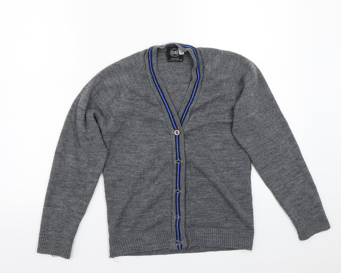 Smart uniforms Womens Grey   Cardigan Jumper Size XS