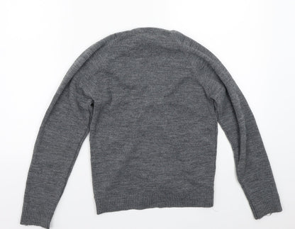 Smart uniforms Womens Grey   Cardigan Jumper Size XS