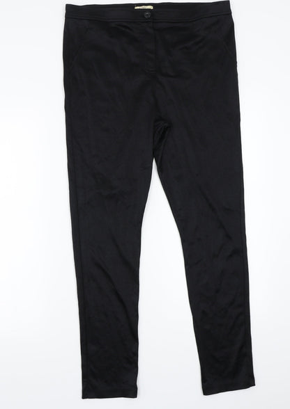 Womens UK Size 34 Love Label Regular Fit  Black Trousers