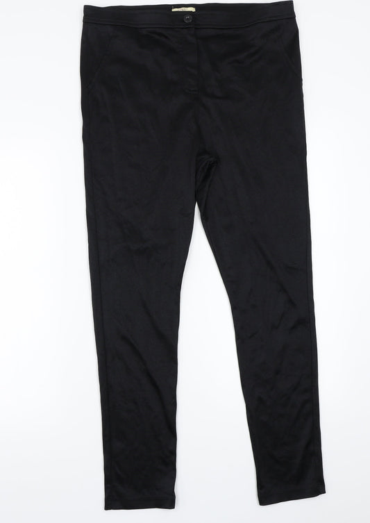 Womens UK Size 34 Love Label Regular Fit  Black Trousers