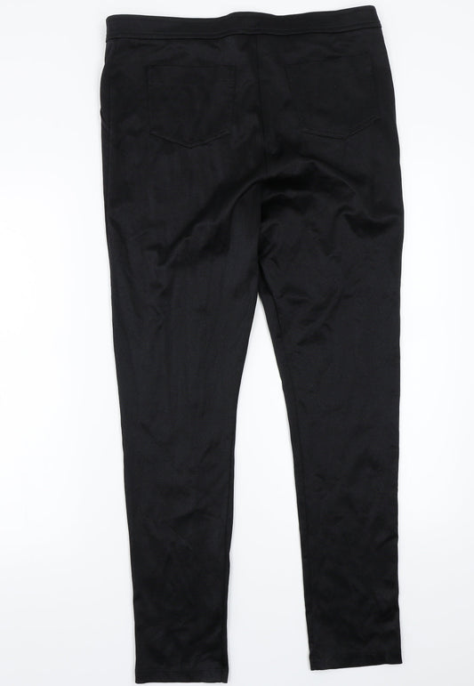 Womens UK Size 34 Love Label Regular Fit  Black Trousers