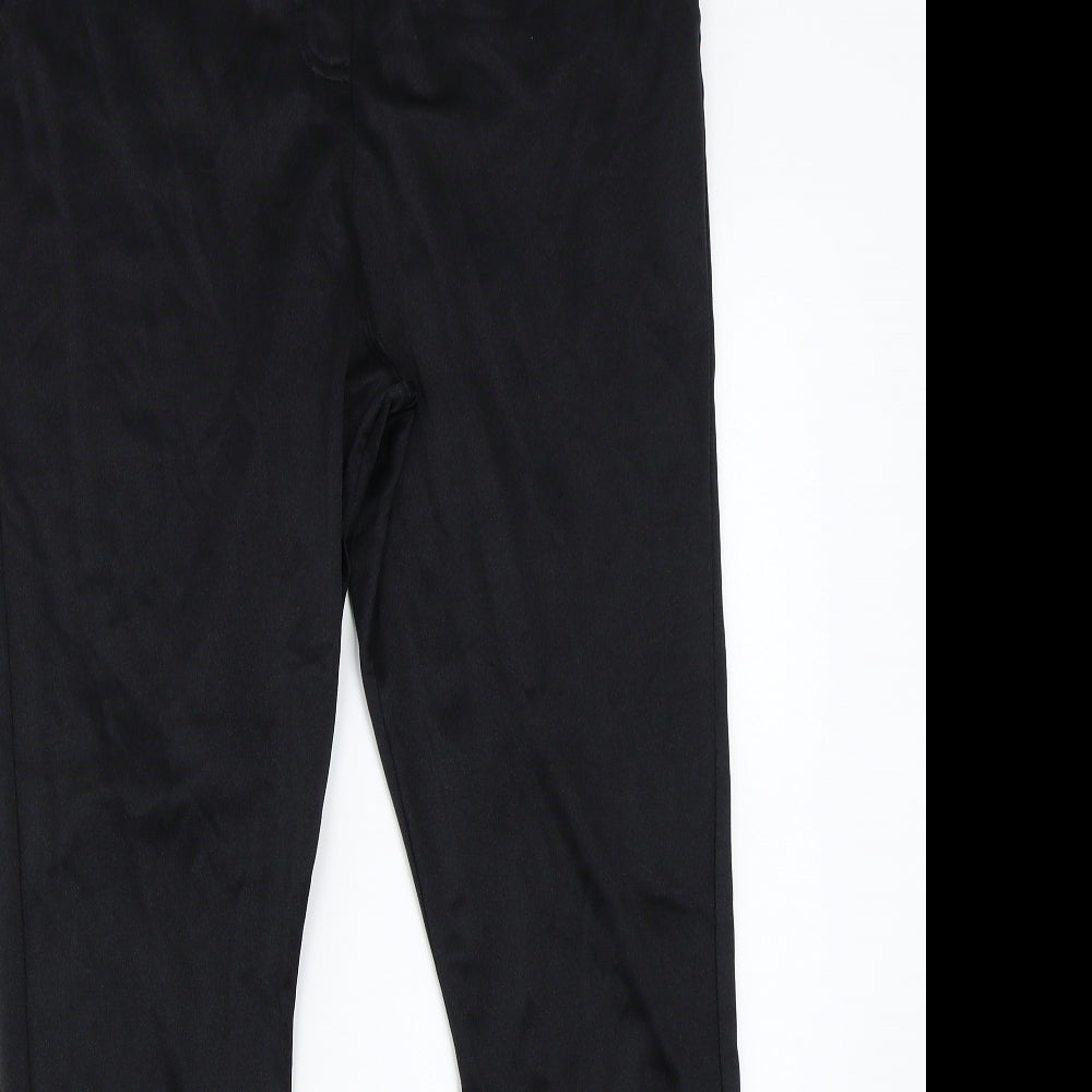 Womens UK Size 34 Love Label Regular Fit  Black Trousers