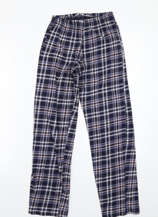 Womens UK Size XS Topshop Regular Fit Sweatpants Blue Trousers