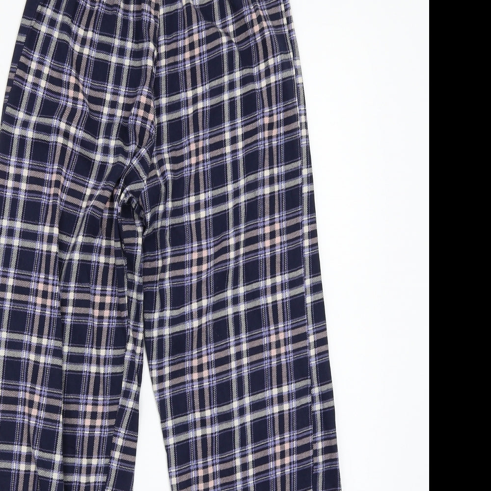 Womens UK Size XS Topshop Regular Fit Sweatpants Blue Trousers