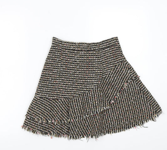 H&M Womens Multicoloured   A-Line Skirt Size 4