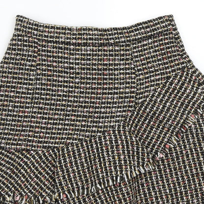 H&M Womens Multicoloured   A-Line Skirt Size 4