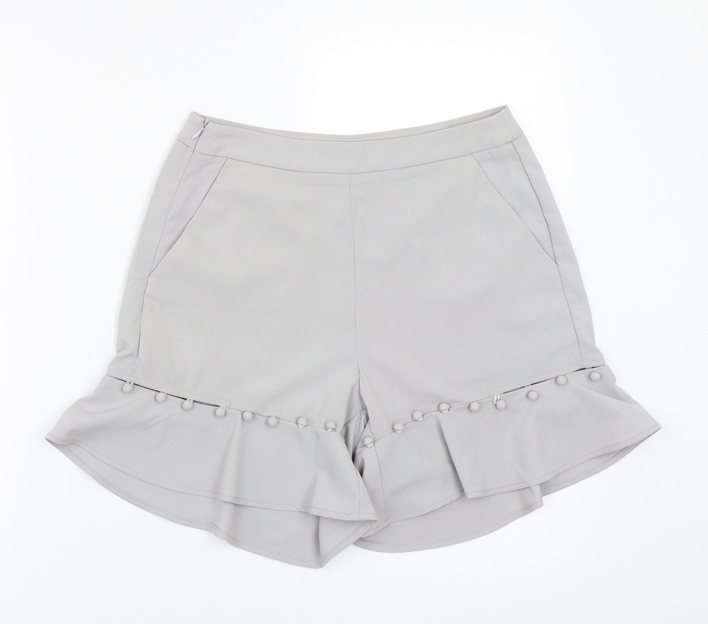 Missguided Womens Grey   Culotte Shorts Size 8