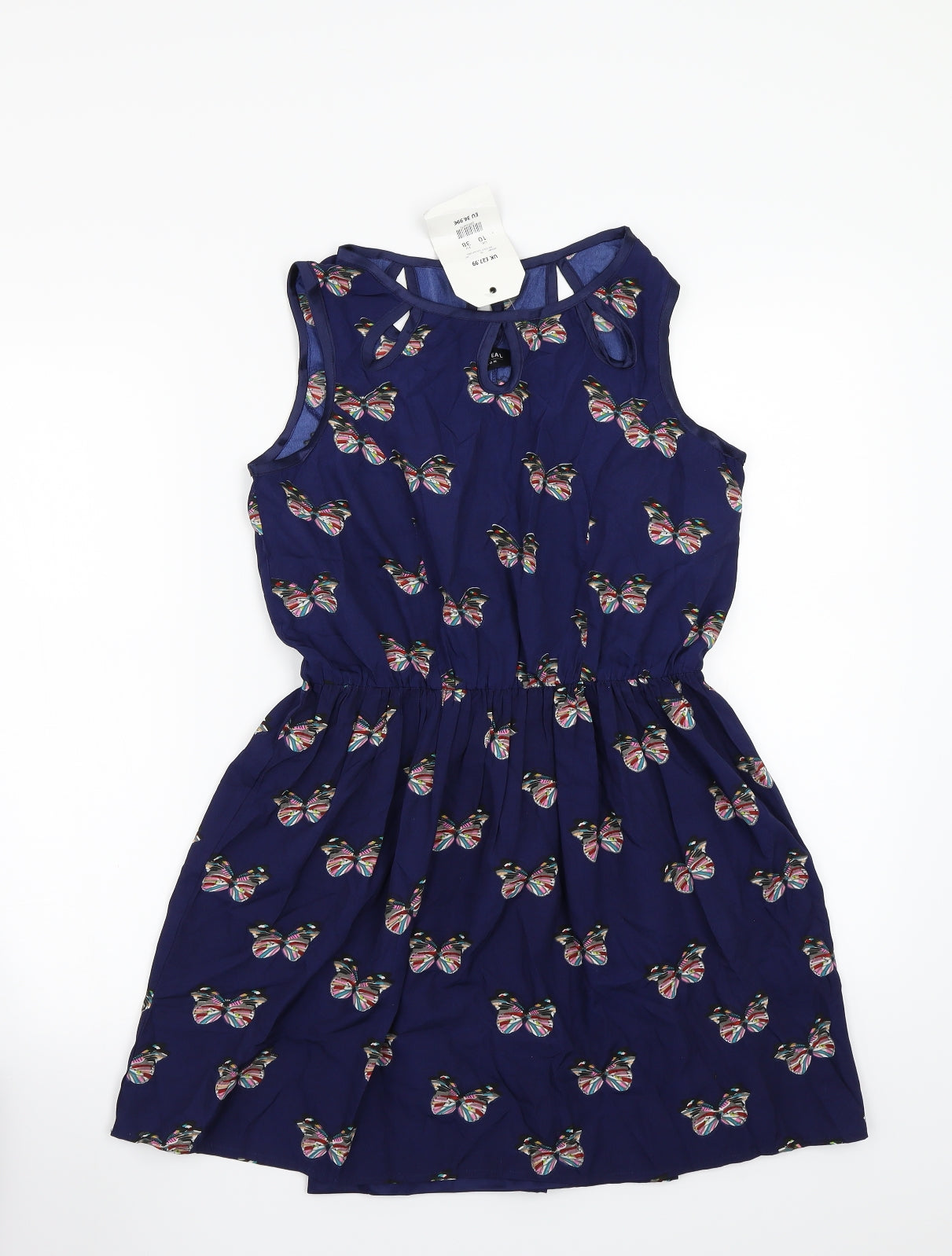 Miss real Womens Blue   A-Line  Size 10
