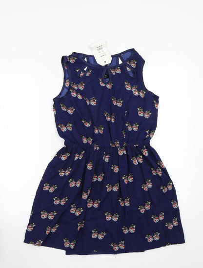 Miss real Womens Blue   A-Line  Size 10