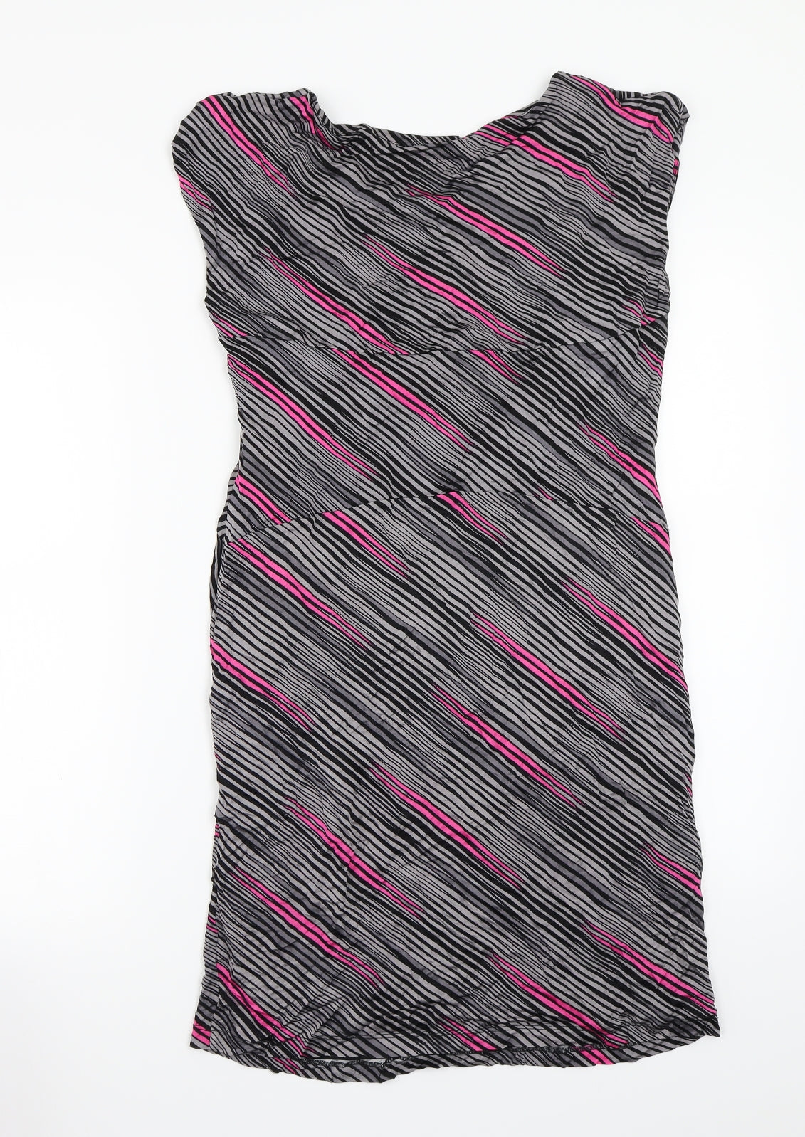Principles Womens Grey Animal Print  A-Line  Size 16