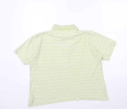 EWM Womens Grey Striped  Basic T-Shirt Size M