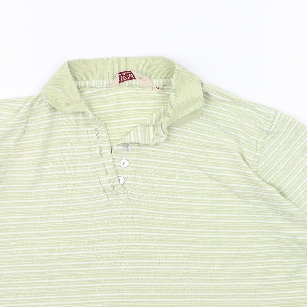 EWM Womens Grey Striped  Basic T-Shirt Size M