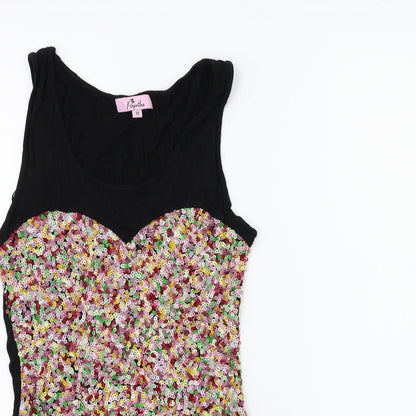 Paprika Womens Black   Bodycon  Size 10
