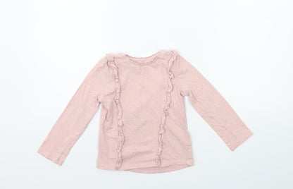 Mothercare Girls Pink   Basic T-Shirt Size 3-4 Years