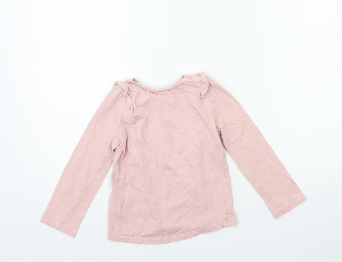 Mothercare Girls Pink   Basic T-Shirt Size 3-4 Years