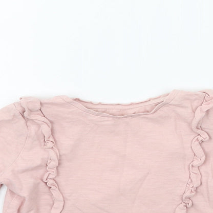 Mothercare Girls Pink   Basic T-Shirt Size 3-4 Years