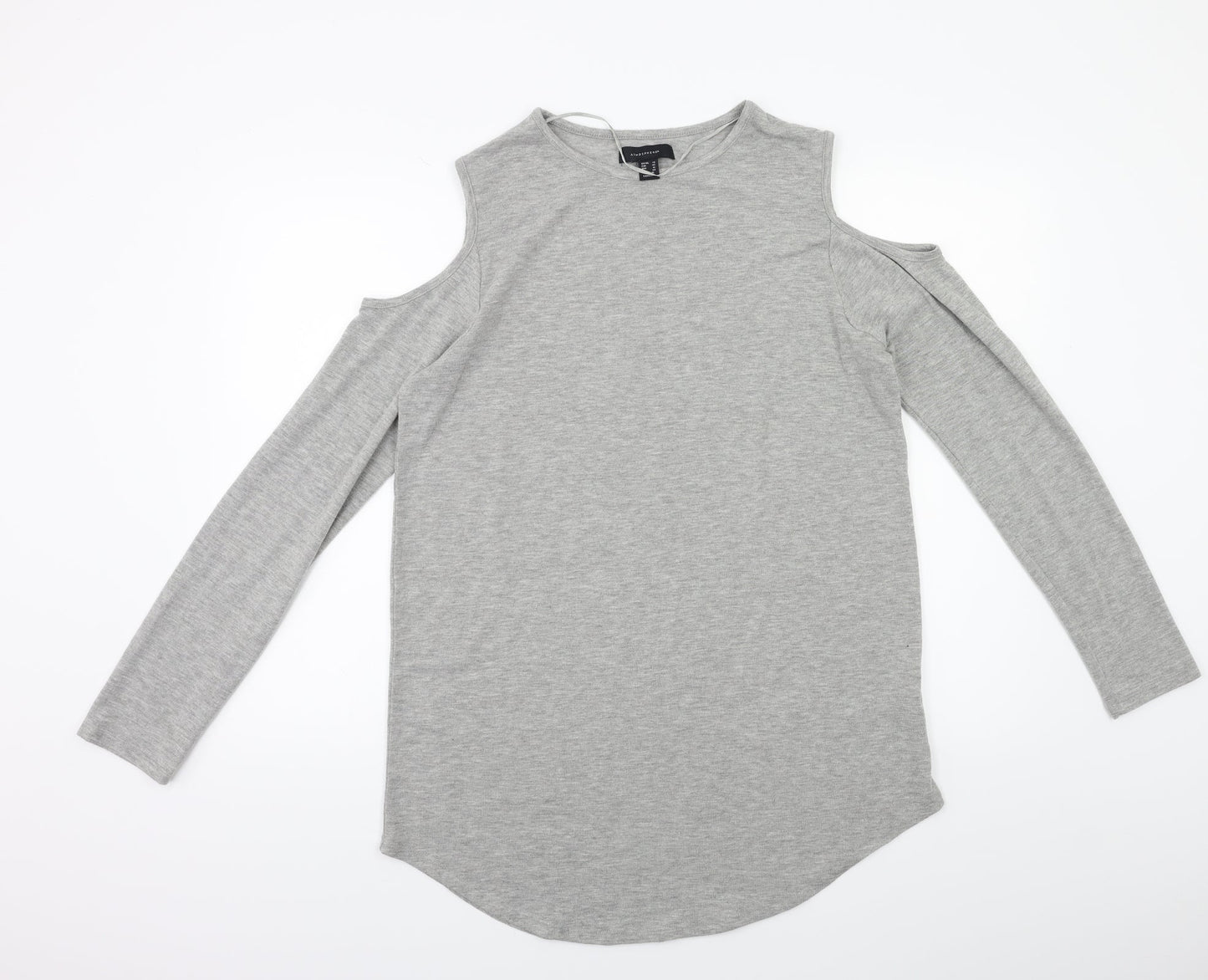Womens UK Size 14 Atmosphere Grey Basic T-Shirt