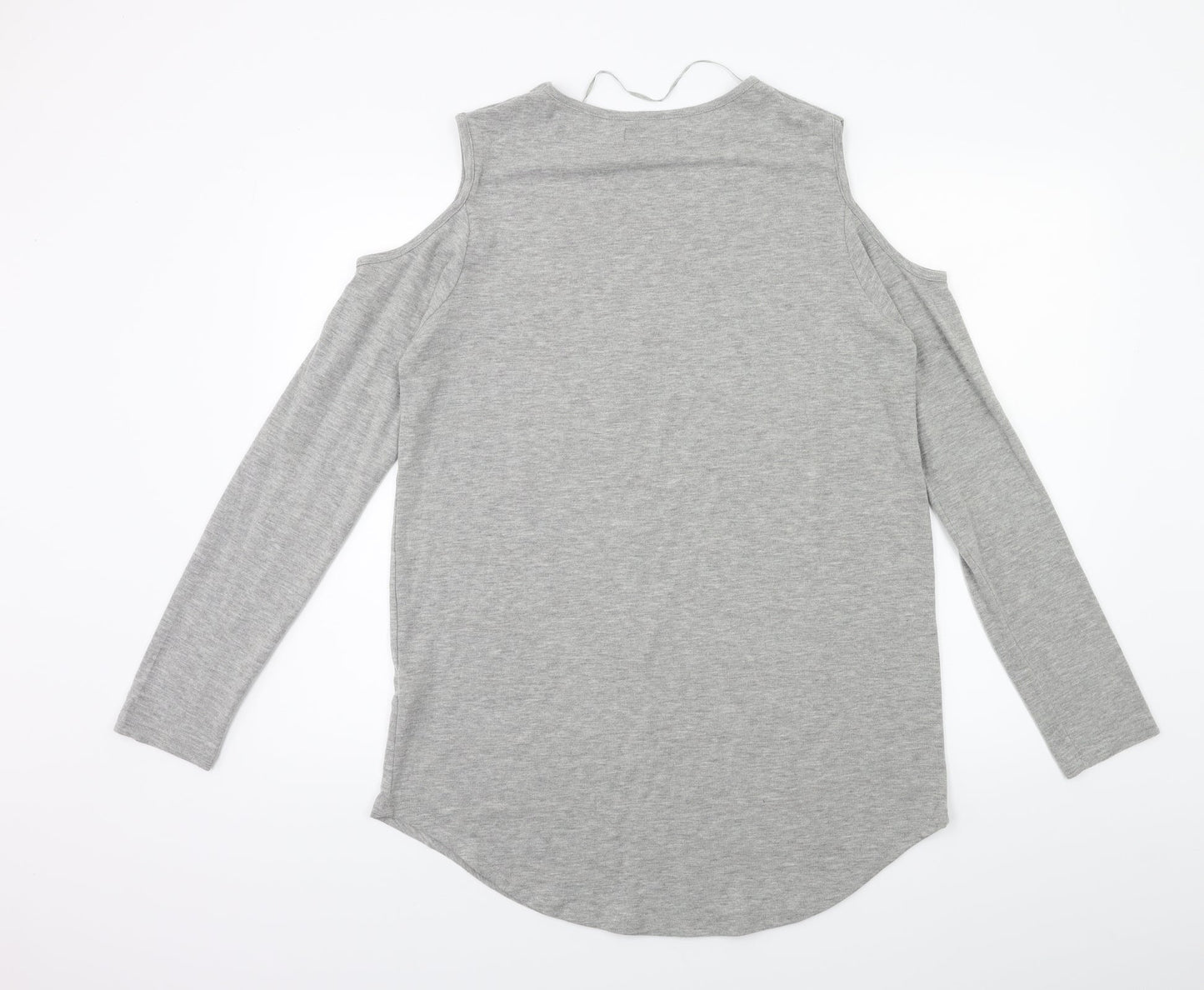 Womens UK Size 14 Atmosphere Grey Basic T-Shirt