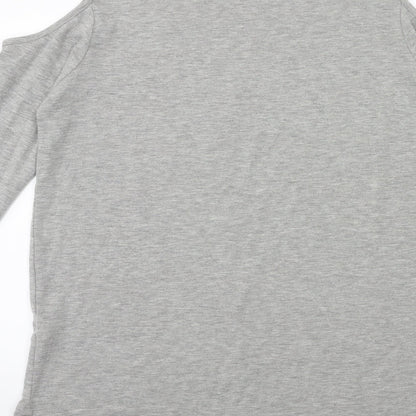 Womens UK Size 14 Atmosphere Grey Basic T-Shirt
