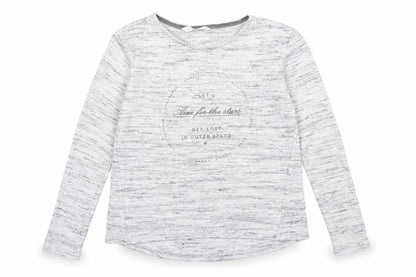 H&M Girls Grey  Knit Pullover Jumper Size 7 Years