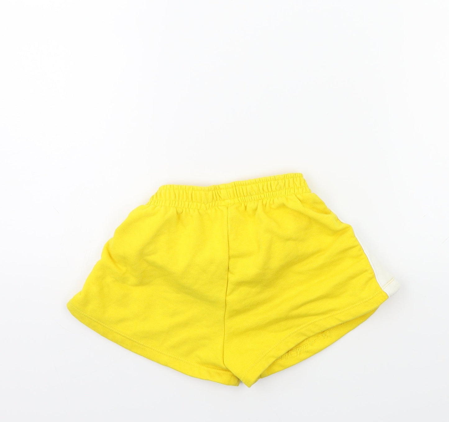 Zara Boys Yellow Striped   Shorts Size 7 Years