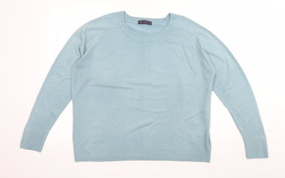 Marks and Spencer Womens Blue  Knit Pullover Jumper Size 18