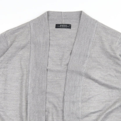 Papaya Womens Grey   Cardigan Jumper Size 12