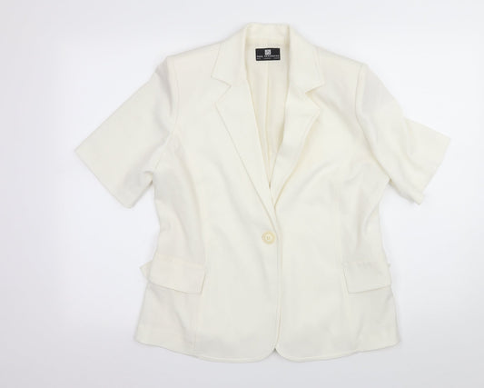 Womens UK Size 12 Paul Seperates Ivory Jacket
