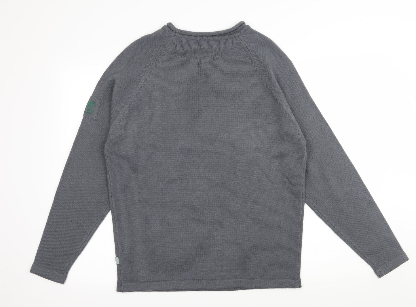 Preworn Mens Grey  Knit Pullover Jumper Size S