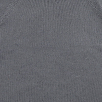 Preworn Mens Grey  Knit Pullover Jumper Size S