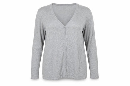 ESMARA Womens Grey  Knit Cardigan Jumper Size 18
